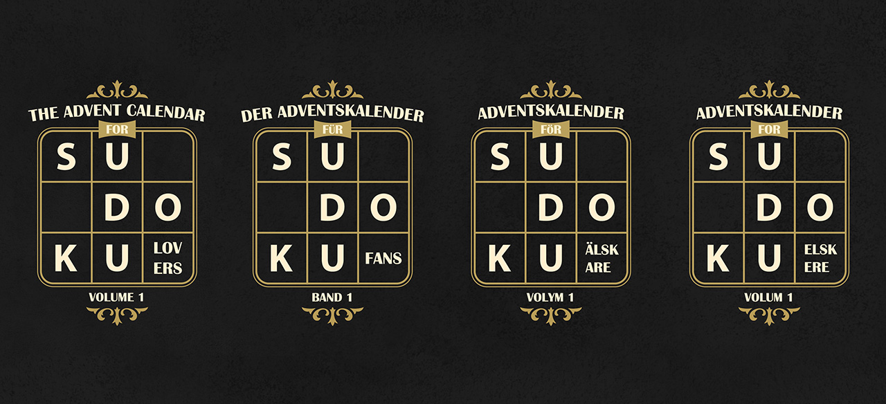 The Advent Calendar for Sudoku Lovers - Volume 1 - Banner